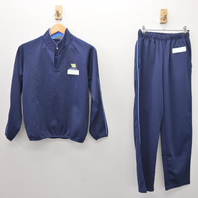 【中古】長崎県 緑が丘中学校 女子制服 2点 (ジャージ 上・ジャージ 下) sf121301