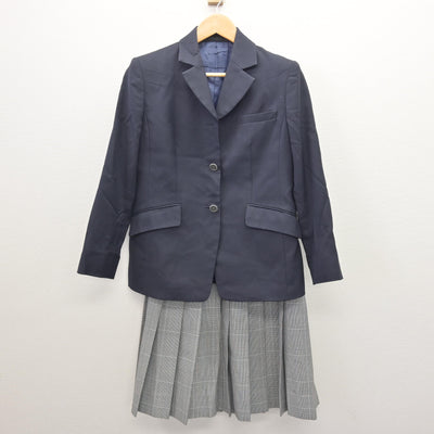 【中古】埼玉県 淑徳与野高等学校 女子制服 2点 (ブレザー・スカート) sf121312