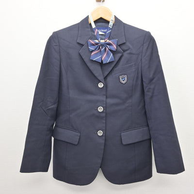 【中古】神奈川県 平塚湘風高等学校 女子制服 3点 (ブレザー) sf121315