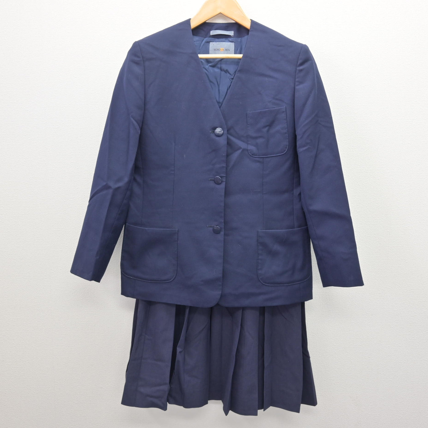【中古】埼玉県 原山中学校 女子制服 3点 (ブレザー・ベスト・スカート) sf121316