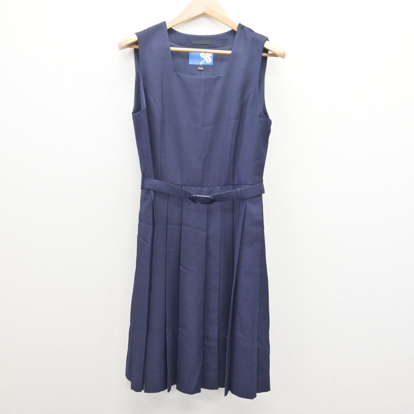 【中古】福岡県 永犬丸中学校 女子制服 3点 (セーラー服・ジャンパースカート) sf121324