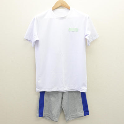 【中古】大阪府 河南高等学校 女子制服 2点 (体操服 上・体操服 下) sf121329