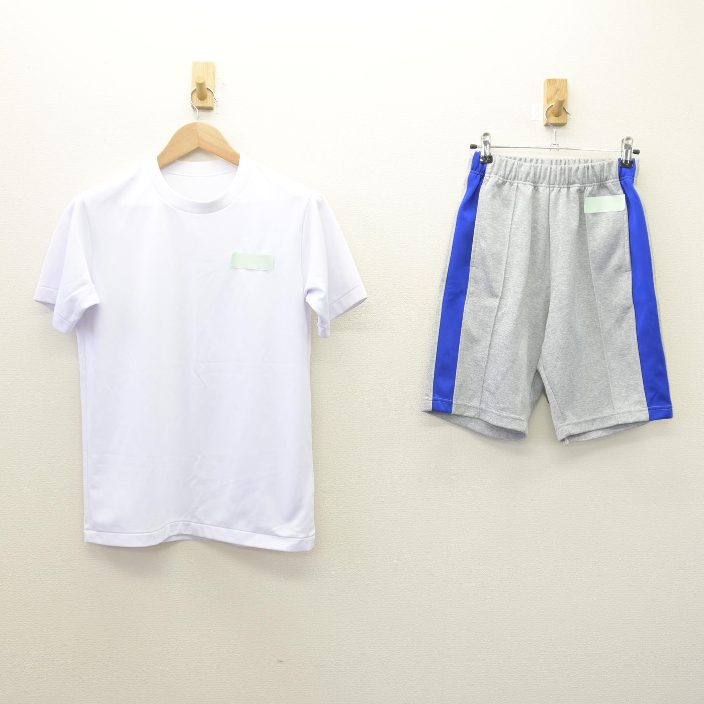 【中古】大阪府 河南高等学校 女子制服 2点 (体操服 上・体操服 下) sf121329