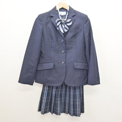 【中古】神奈川県 旭高等学校 女子制服 4点 (ブレザー・スカート・スカート) sf121338