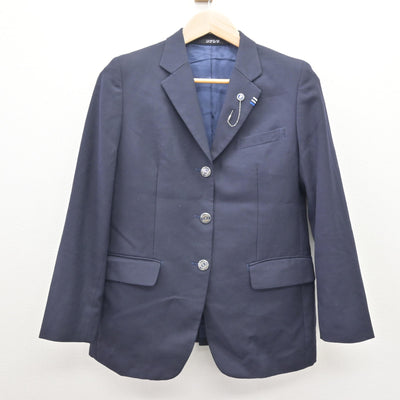 【中古】群馬県 明和県央高等学校 女子制服 3点 (ブレザー・スカート) sf121343