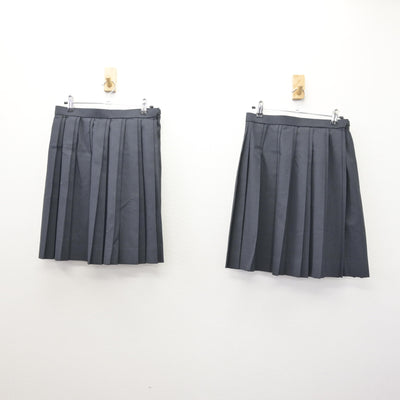 【中古】群馬県 明和県央高等学校 女子制服 3点 (ブレザー・スカート) sf121343