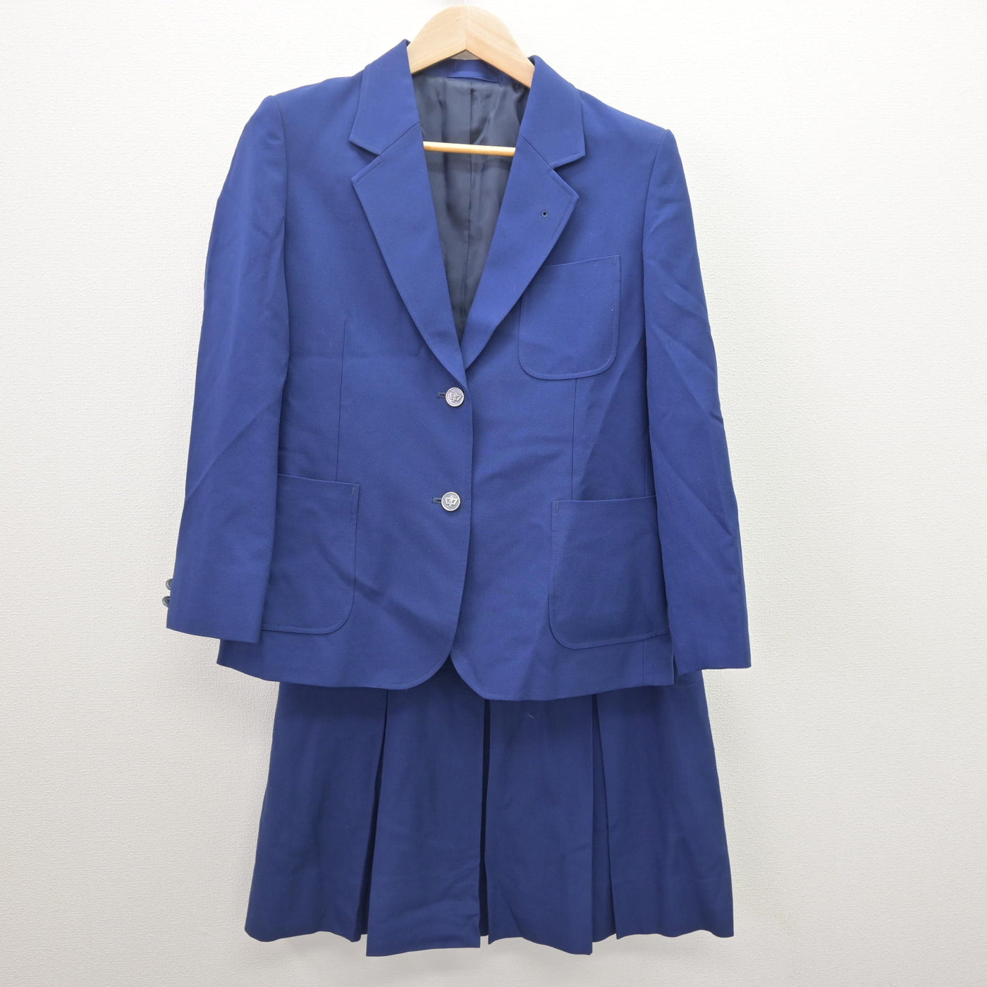 【中古】東京都 大森東中学校 女子制服 2点 (ブレザー・スカート) sf121356