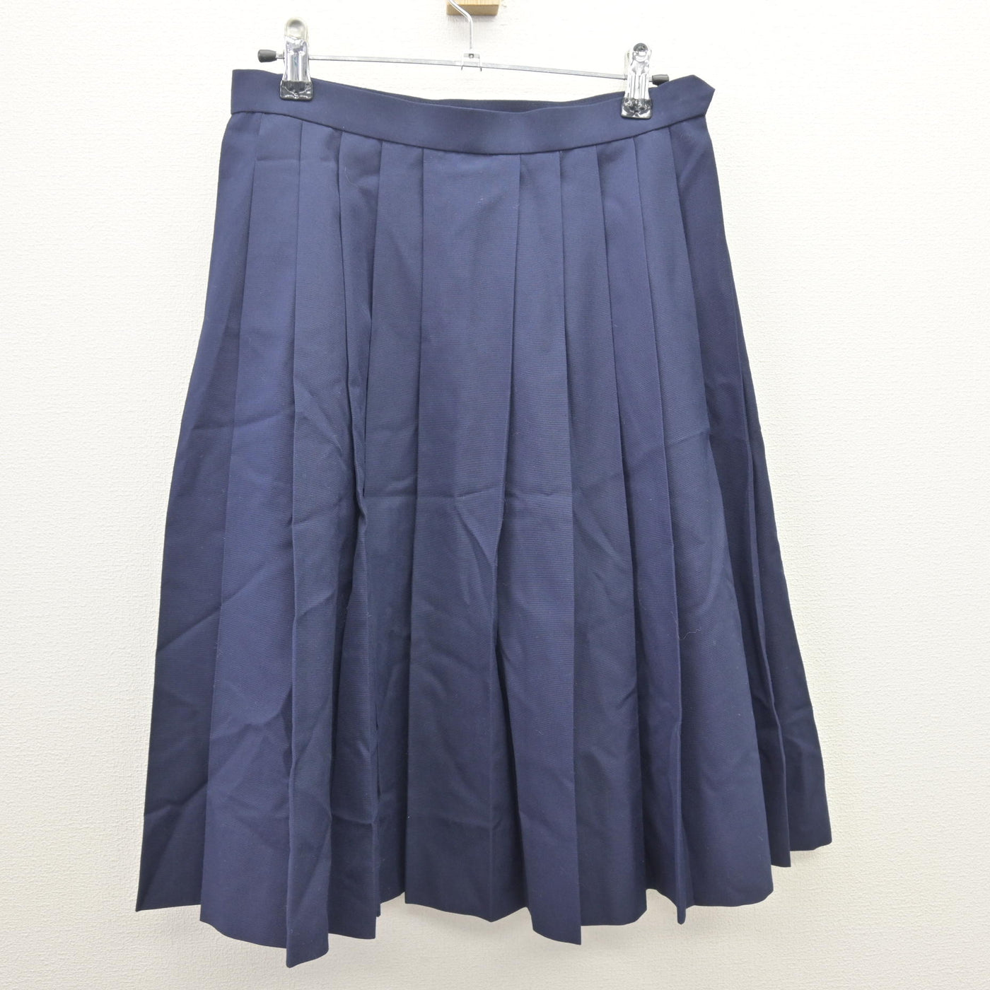 【中古】東京都 大森第二中学校 女子制服 2点 (ニットベスト・スカート) sf121360