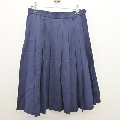 【中古】東京都 大森第二中学校 女子制服 2点 (ニットベスト・スカート) sf121360