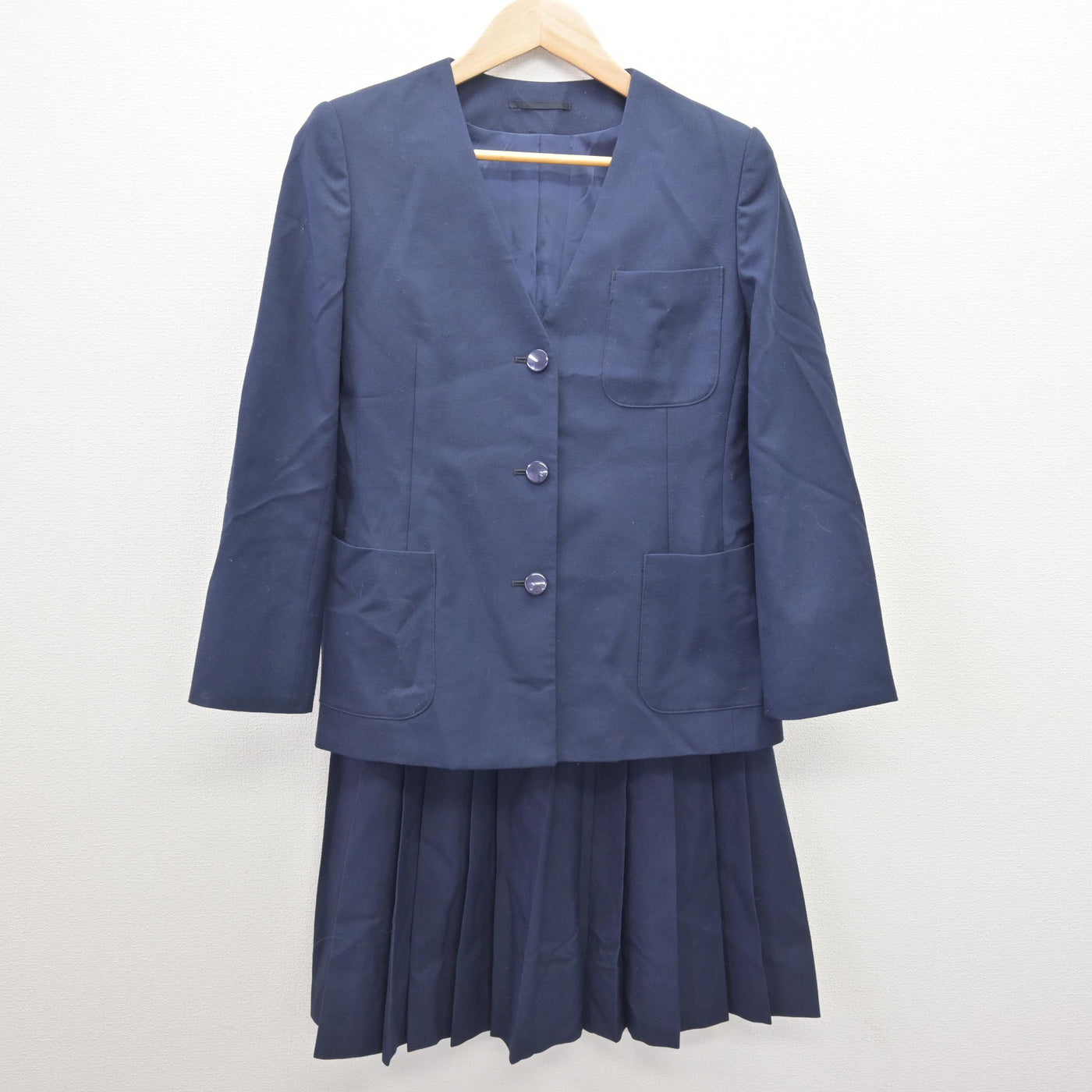 【中古】東京都 大森第二中学校 女子制服 2点 (ブレザー・スカート) sf121361