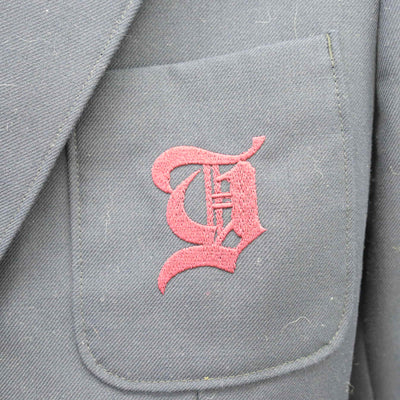 【中古】高知県 横浜中学校 女子制服 3点 (ブレザー・ニット・スカート) sf121362