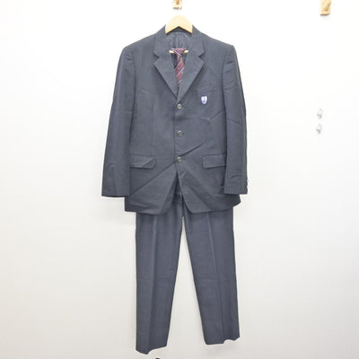 【中古】北海道 札苗北中学校 男子制服 4点 (ブレザー・ズボン) sf121378