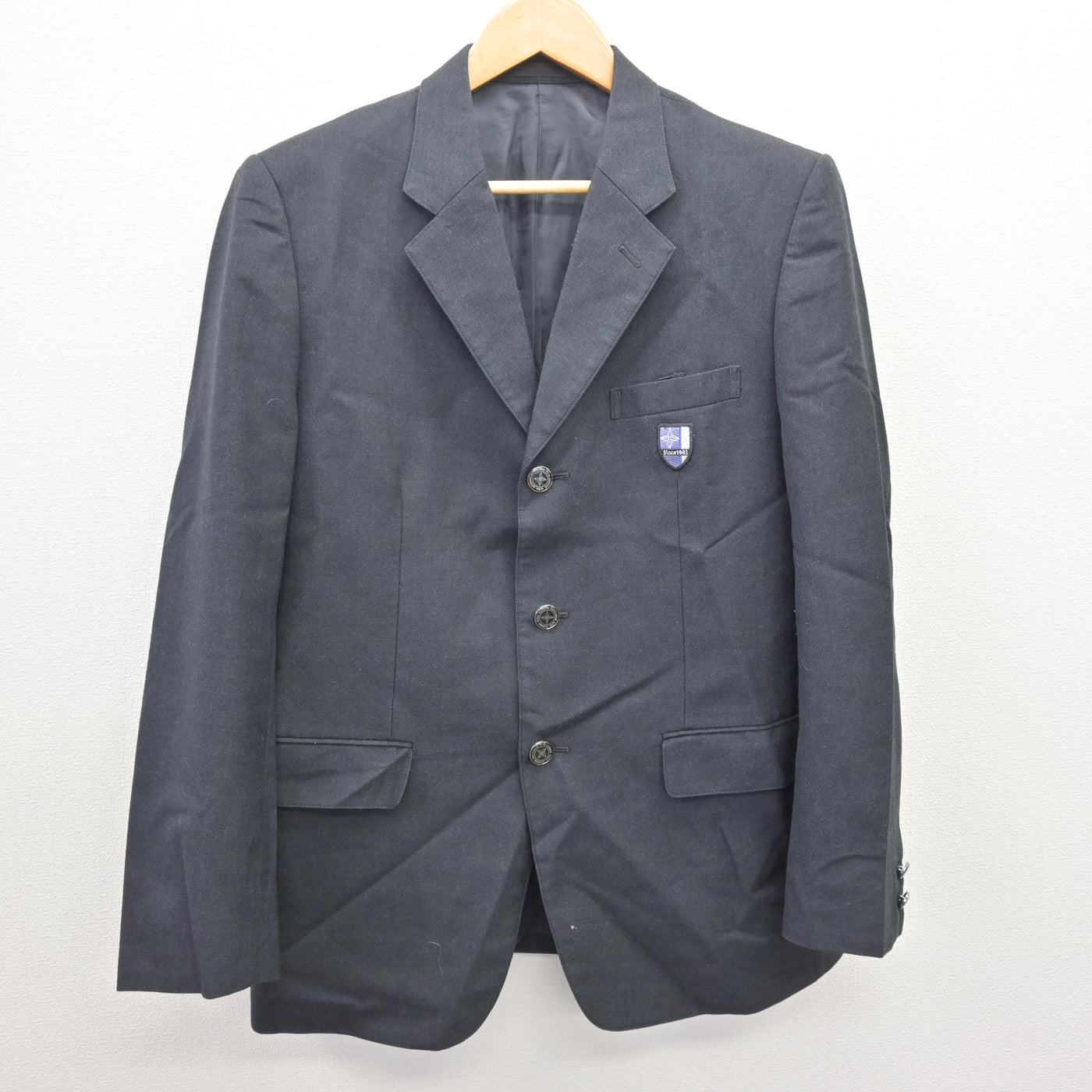 【中古】北海道 札苗北中学校 男子制服 4点 (ブレザー・ズボン) sf121378