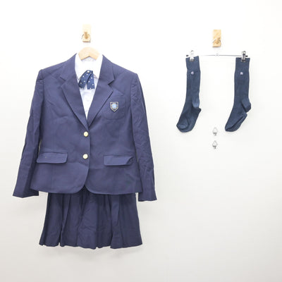【中古】栃木県 宇都宮短期大学附属高等学校 女子制服 5点 (ブレザー・シャツ・スカート) sf121381