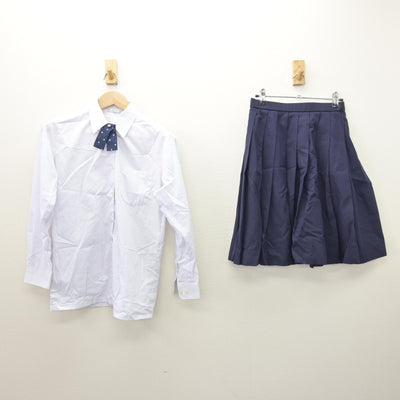 【中古】栃木県 宇都宮短期大学附属高等学校 女子制服 5点 (ブレザー・シャツ・スカート) sf121381