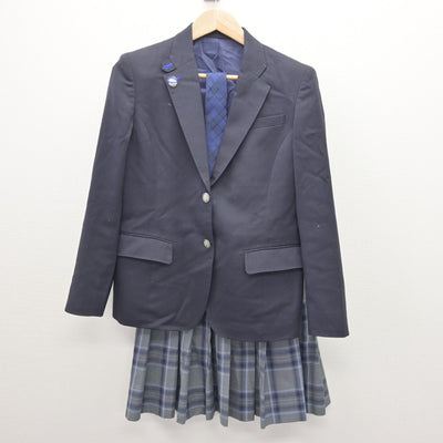 【中古】奈良県 国際高等学校 女子制服 5点 (ブレザー・スカート) sf121395