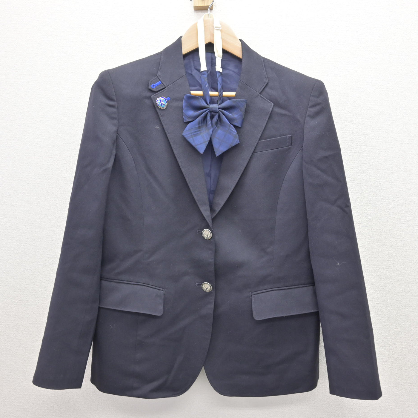 【中古】奈良県 国際高等学校 女子制服 5点 (ブレザー・スカート) sf121395