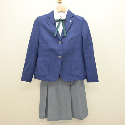 【中古】千葉県 山王中学校 女子制服 5点 (ブレザー・シャツ・スカート) sf121396