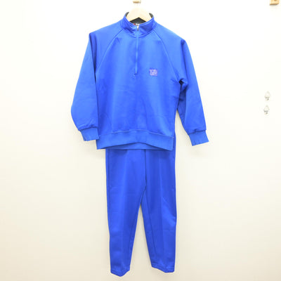 【中古】千葉県 山王中学校 女子制服 2点 (ジャージ 上・ジャージ 下) sf121398