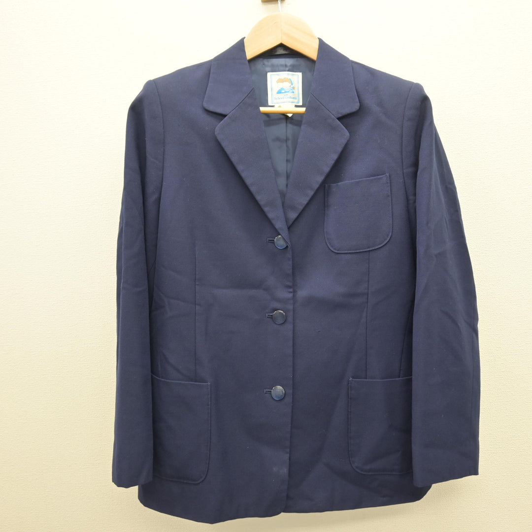 中古】茨城県 手代木中学校 女子制服 3点 (ブレザー・スカート
