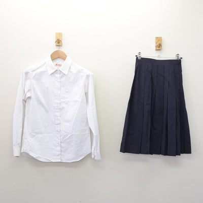 【中古】東京都 東京家政大学附属女子高等学校 女子制服 4点 (ブレザー・ベスト・シャツ・スカート) sf121416