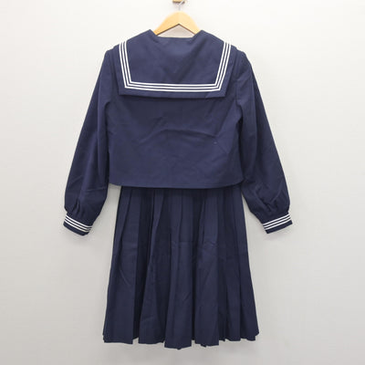【中古】鳥取県 高草中学校 女子制服 4点 (セーラー服・ベスト・スカート) sf121420