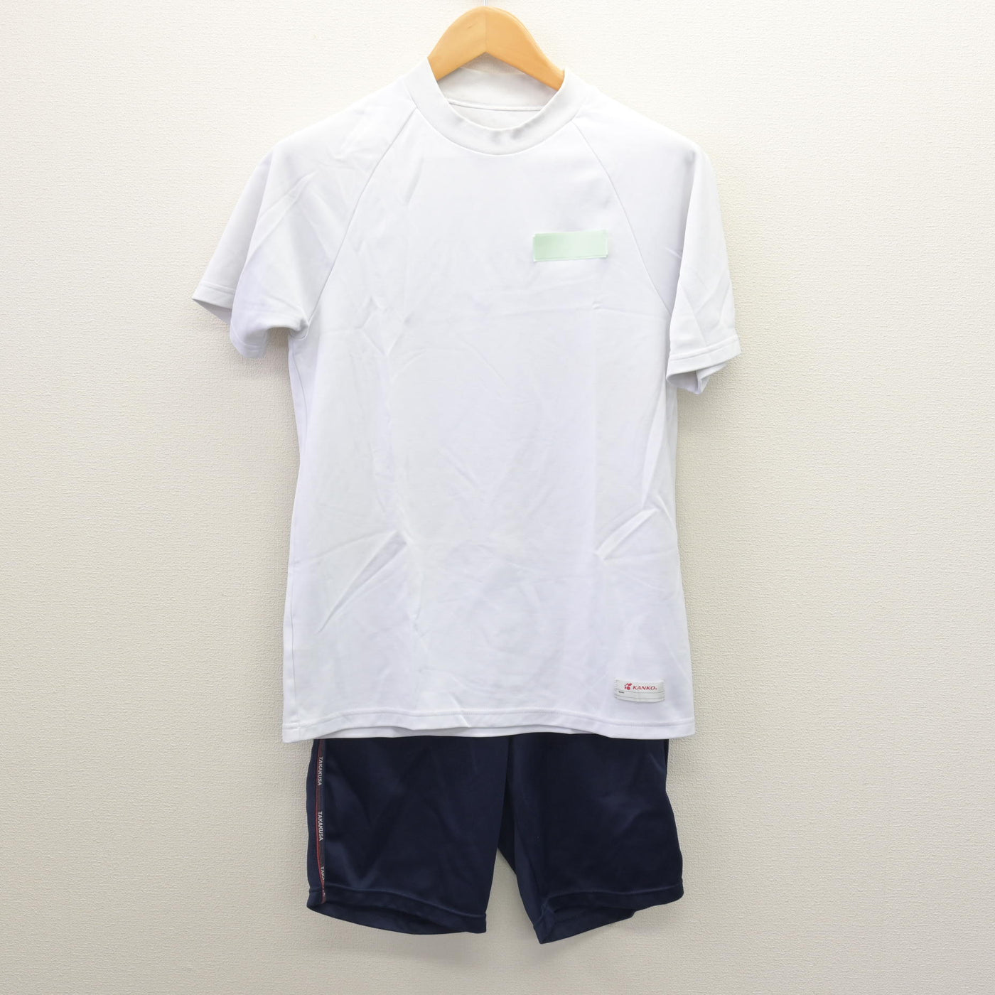 【中古】鳥取県 高草中学校 女子制服 2点 (体操服 上・体操服 下) sf121422