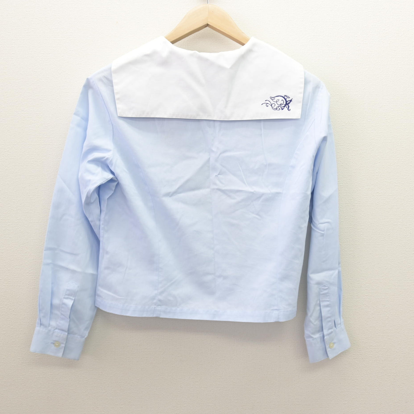 中古】和歌山県 開智高等学校 女子制服 2点 (ニット・ブラウス