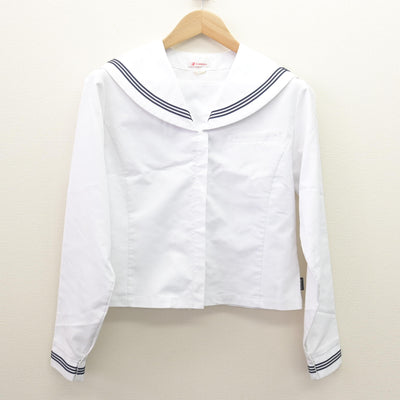 【中古】福井県 北陸高等学校 女子制服 2点 (セーラー服・スカート) sf121438