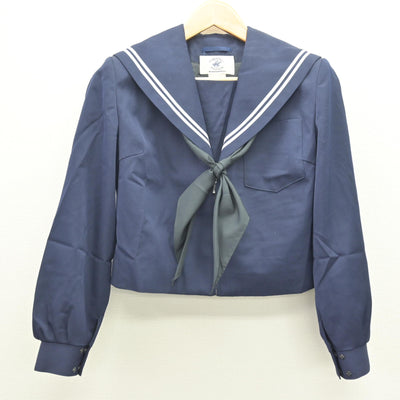 【中古】愛知県 東郷町立東郷中学校 女子制服 3点 (セーラー服・スカート) sf121445