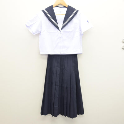 【中古】愛知県 東郷町立東郷中学校 女子制服 2点 (セーラー服・スカート) sf121446