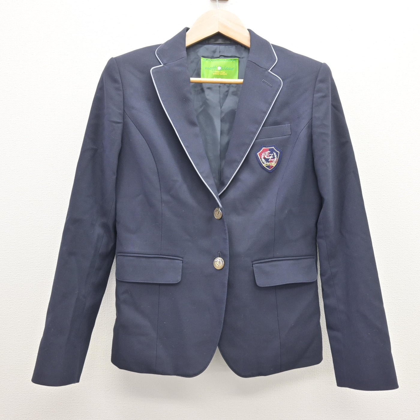 【中古】福岡県 筑前高等学校 女子制服 4点 (ブレザー・シャツ・スカート) sf121451