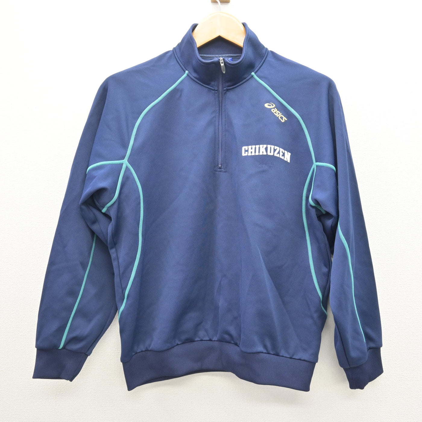 【中古】福岡県 筑前高等学校 女子制服 2点 (ジャージ 上・ジャージ 下) sf121454