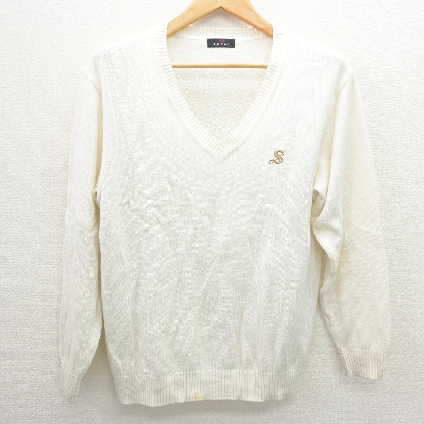 【中古】栃木県 作新学院高等学校 女子制服 2点 (ニット) sf121457