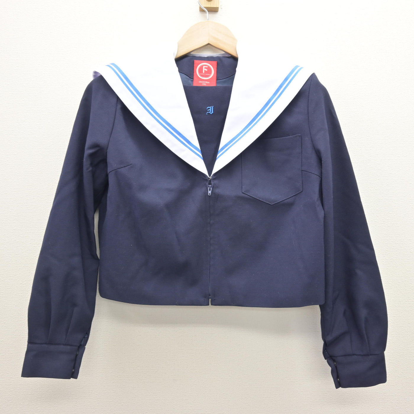 【中古】愛知県 岩成台中学校 女子制服 2点 (セーラー服・スカート) sf121468