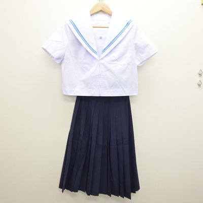 【中古】愛知県 岩成台中学校 女子制服 2点 (セーラー服・スカート) sf121470