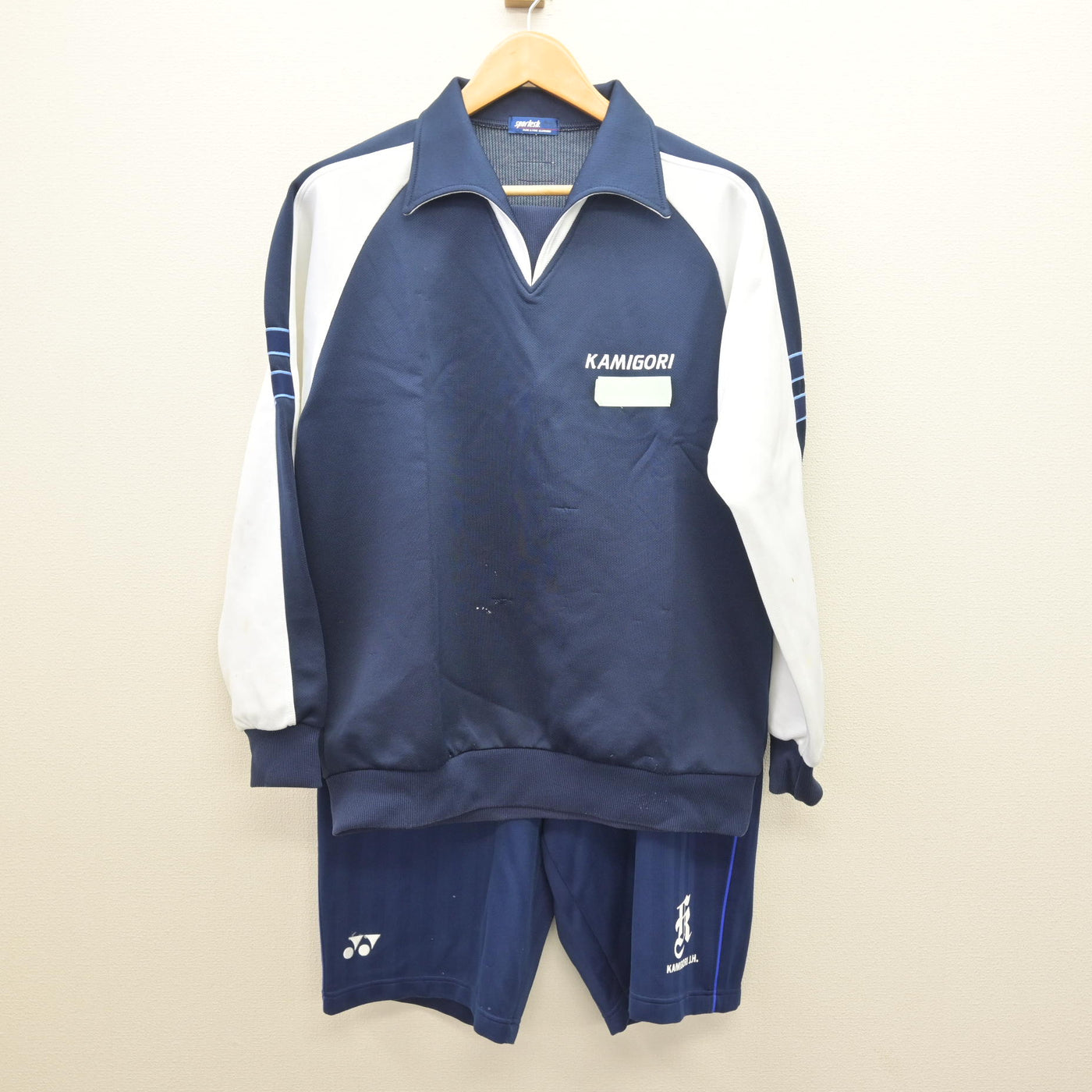 【中古】兵庫県 上郡中学校 女子制服 3点 (ジャージ 上・ジャージ 下・体操服 下) sf121504