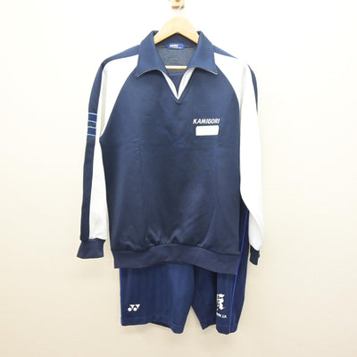 【中古】兵庫県 上郡中学校 女子制服 3点 (ジャージ 上・ジャージ 下・体操服 下) sf121505