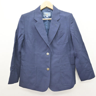 【中古】埼玉県 岸川中学校 女子制服 2点 (ブレザー・スカート) sf121511