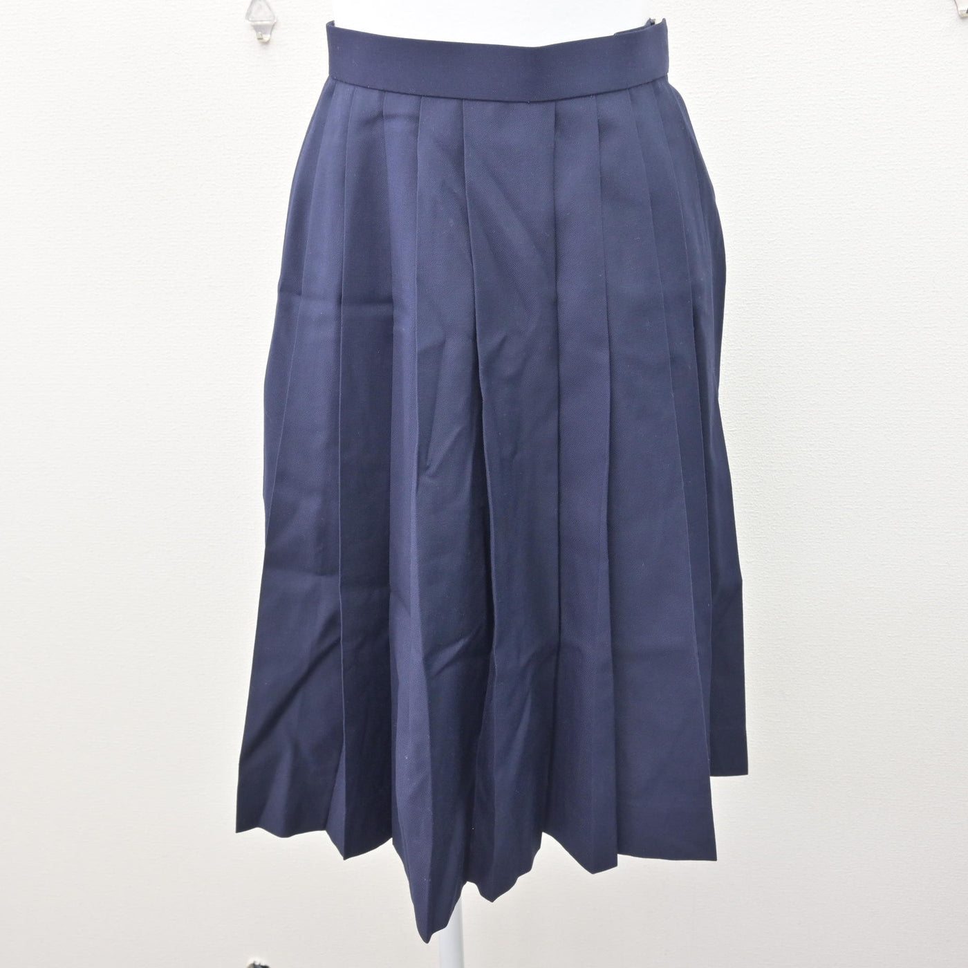【中古】東京都 関東国際高等学校 女子制服 2点 (セーラー服・スカート) sf121516