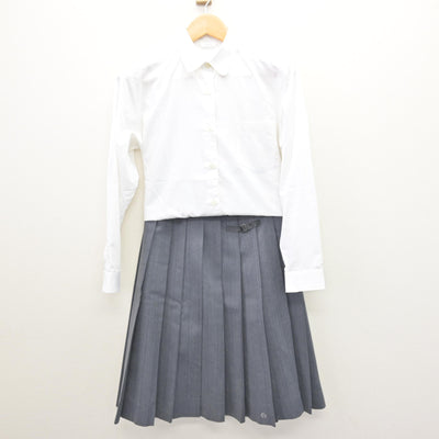 【中古】栃木県 小山西高等学校 女子制服 5点 (ブレザー・シャツ・スカート) sf121517