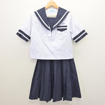 【中古】宮崎県 日向中学校 女子制服 2点 (セーラー服・スカート) sf121530