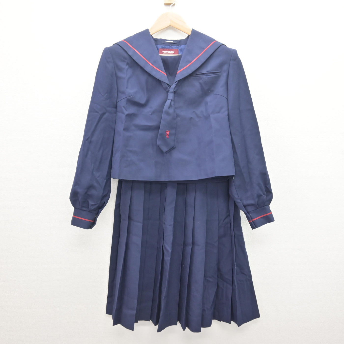 【中古】千葉県 市川市立第一中学校/旧制服 女子制服 3点 (セーラー服・スカート) sf121535