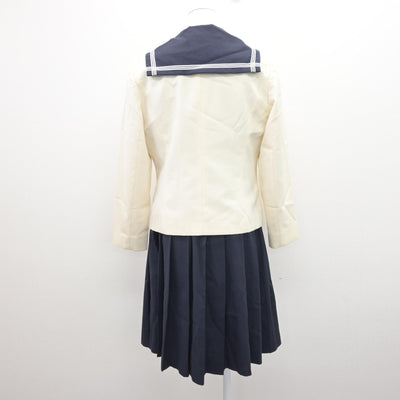 【中古】群馬県 樹徳高等学校 女子制服 4点 (ブレザー・セーラー服・スカート) sf121538