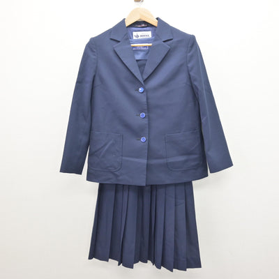【中古】茨城県 下妻市立東部中学校 女子制服 3点 (ブレザー・ベスト・スカート) sf121547