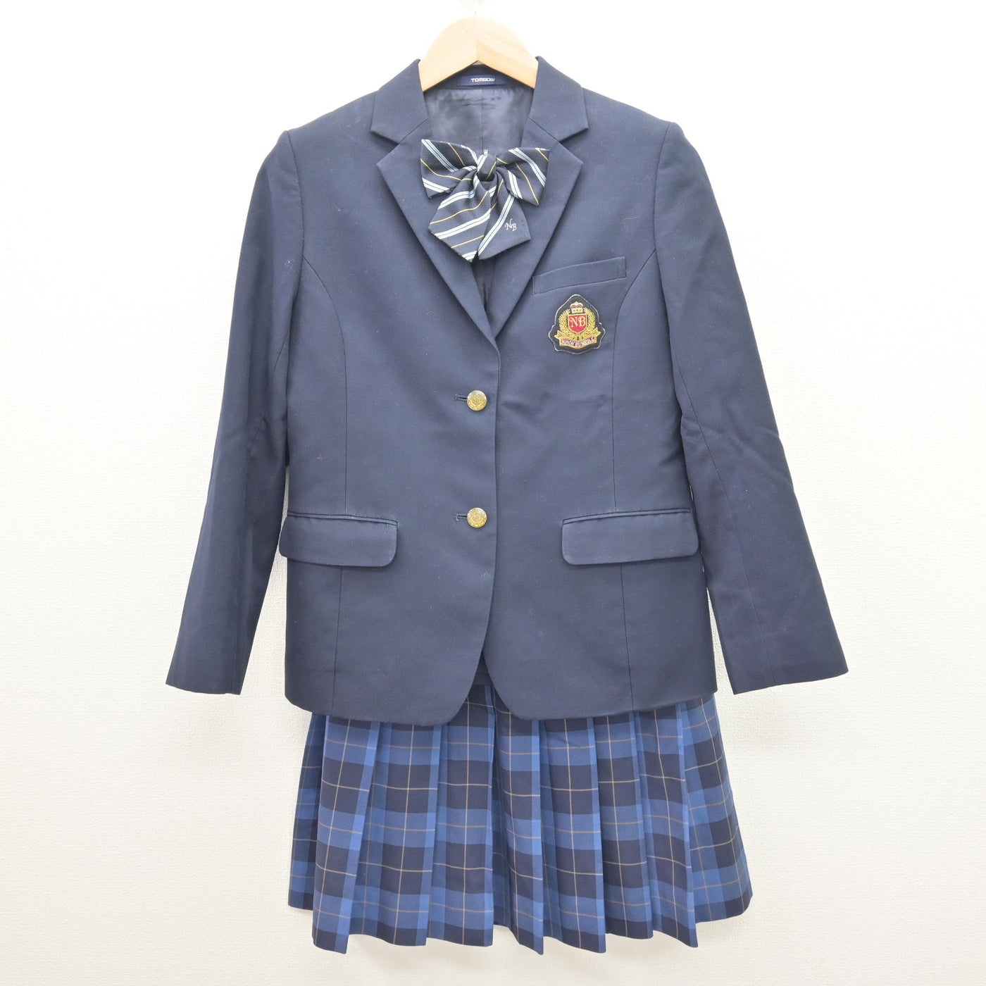 【中古】新潟県 日本文理高等学校/旧制服 女子制服 3点 (ブレザー・スカート) sf121551