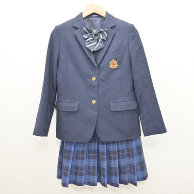 【中古】新潟県 日本文理高等学校/旧制服 女子制服 3点 (ブレザー・スカート) sf121551