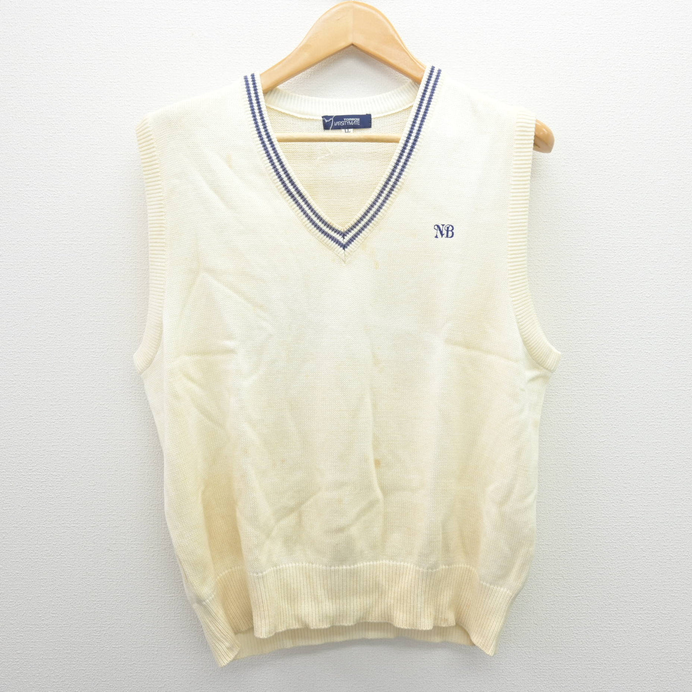 【中古】新潟県 日本文理高等学校/旧制服 女子制服 2点 (ニット・ニットベスト) sf121552