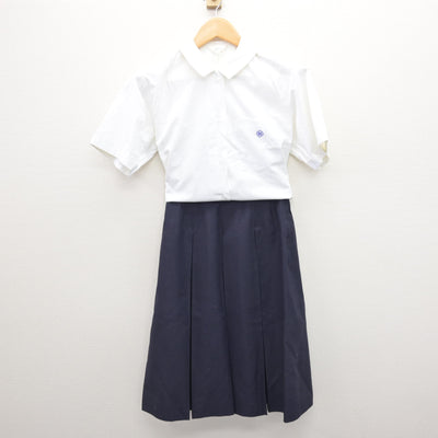 【中古】高知県 愛宕中学校 女子制服 3点 (シャツ・スカート) sf121555