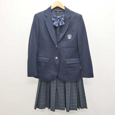 【中古】静岡県 広幡中学校 女子制服 3点 (ブレザー・スカート) sf121562